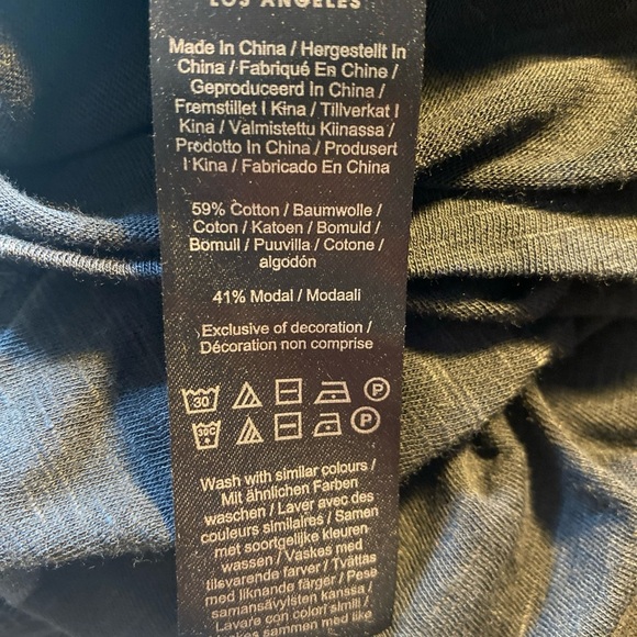 Liverpool Black Wrap Ruched Long Sleeve Top - Picture 6 of 6